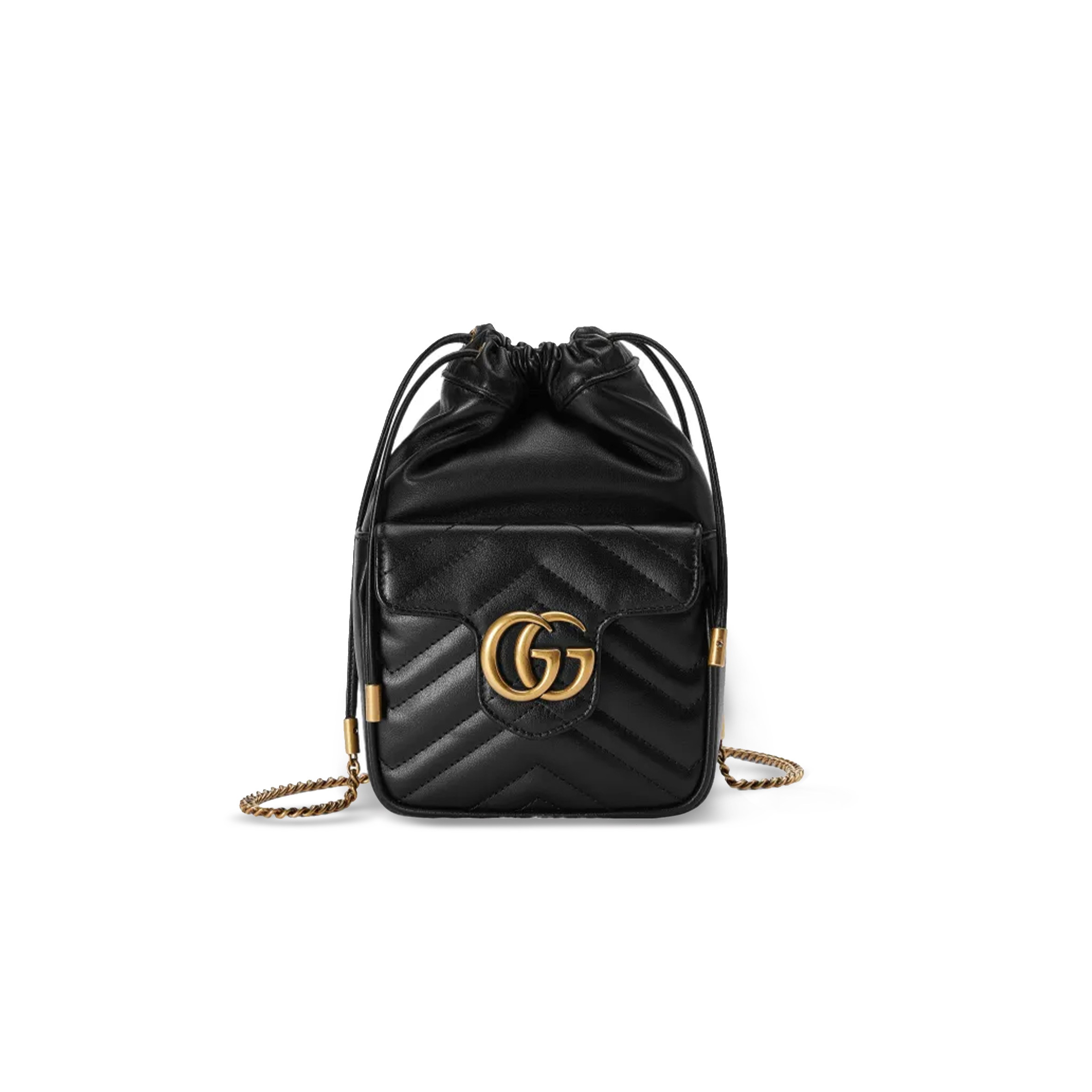G*u*i gg marmont mini bucket bag 746433 (20*14.5*7.5cm)